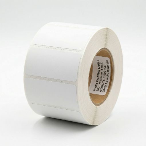 70mm x 30mm Barcode Label Sticker 1000 Pcs